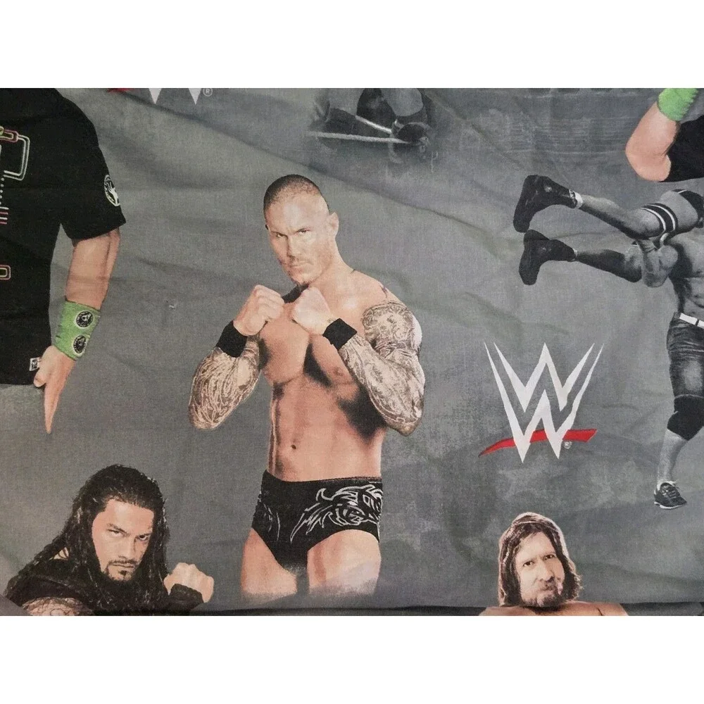 Vintage WWE Twin Sheet John Cena Roman Reigns Randy Orton Daniel Bryan